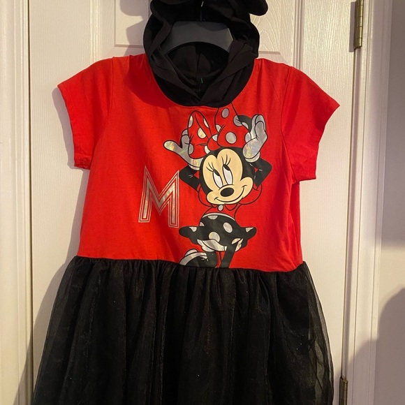 NWT Disney Hooded Minnie Mouse Dress - Picture 2 of 9